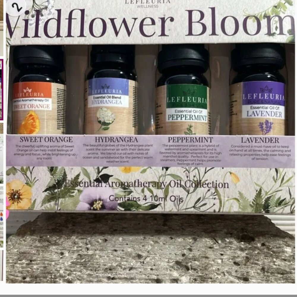 Lefleuria Wellness Wildflower Blooms Essential Aromatherapy Oil Collection